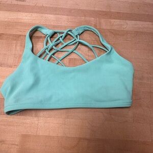 Lululemon Mint Green Strappy Sports Bra